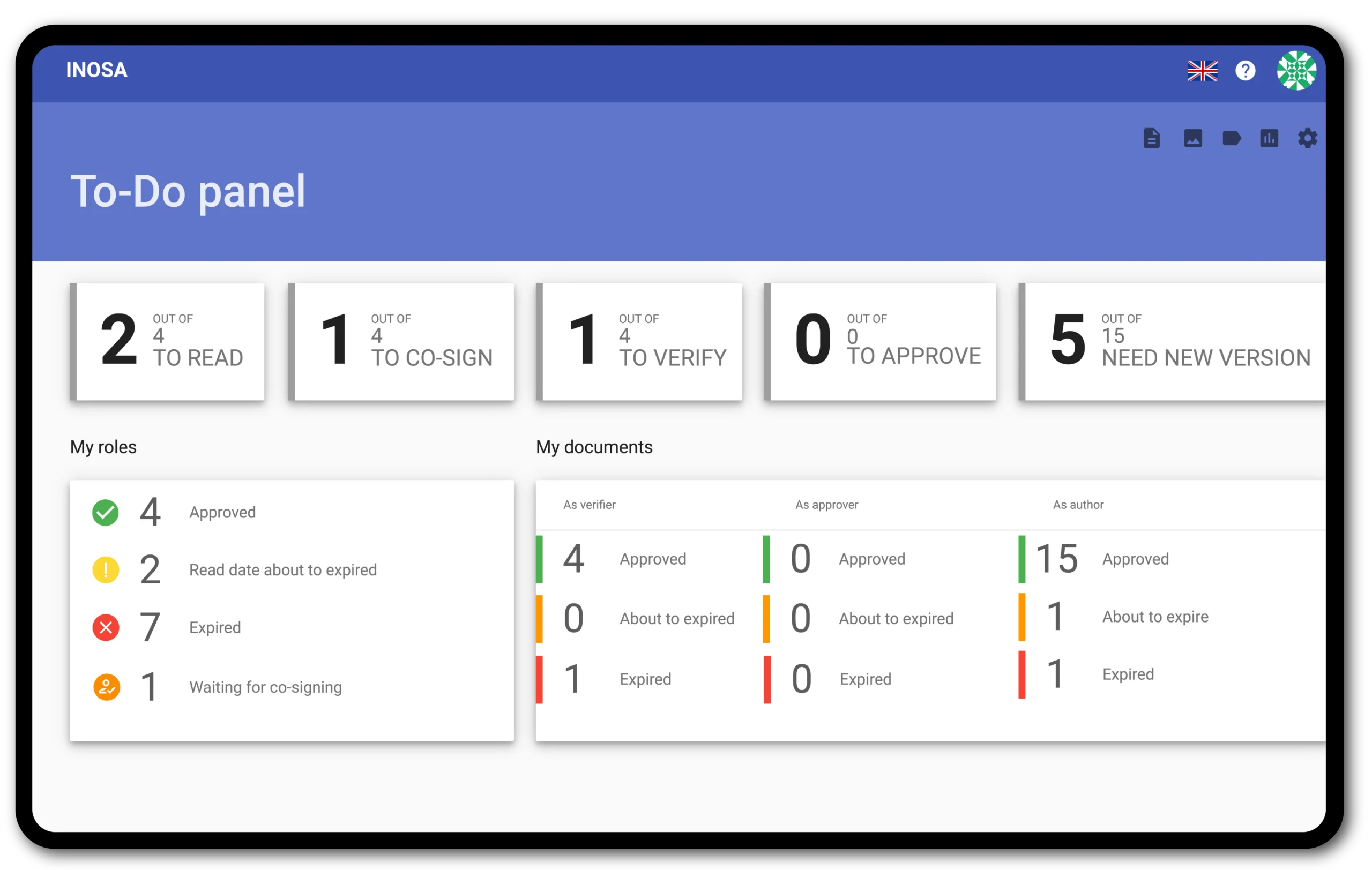 A Web-based Business Management System — product screenshot